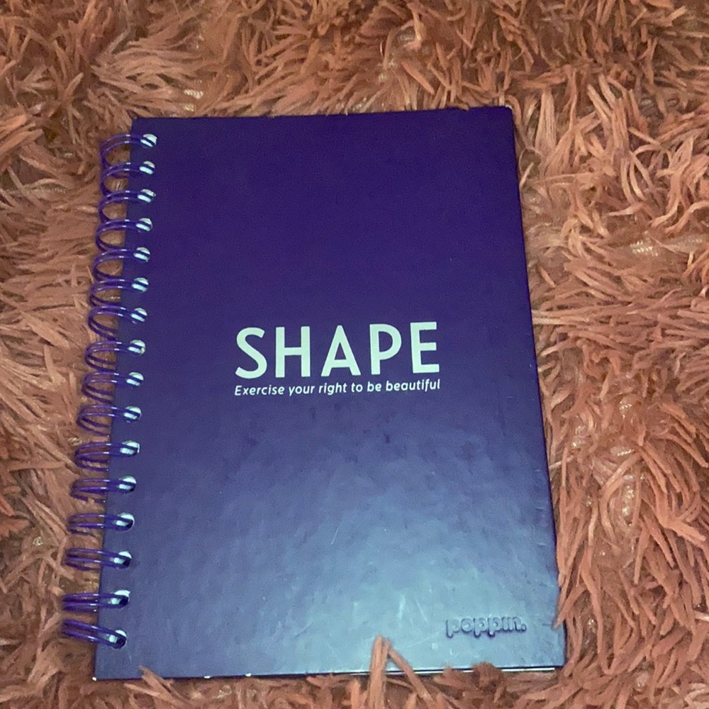 Purple SHAPE  Magazine Spiral Notebook